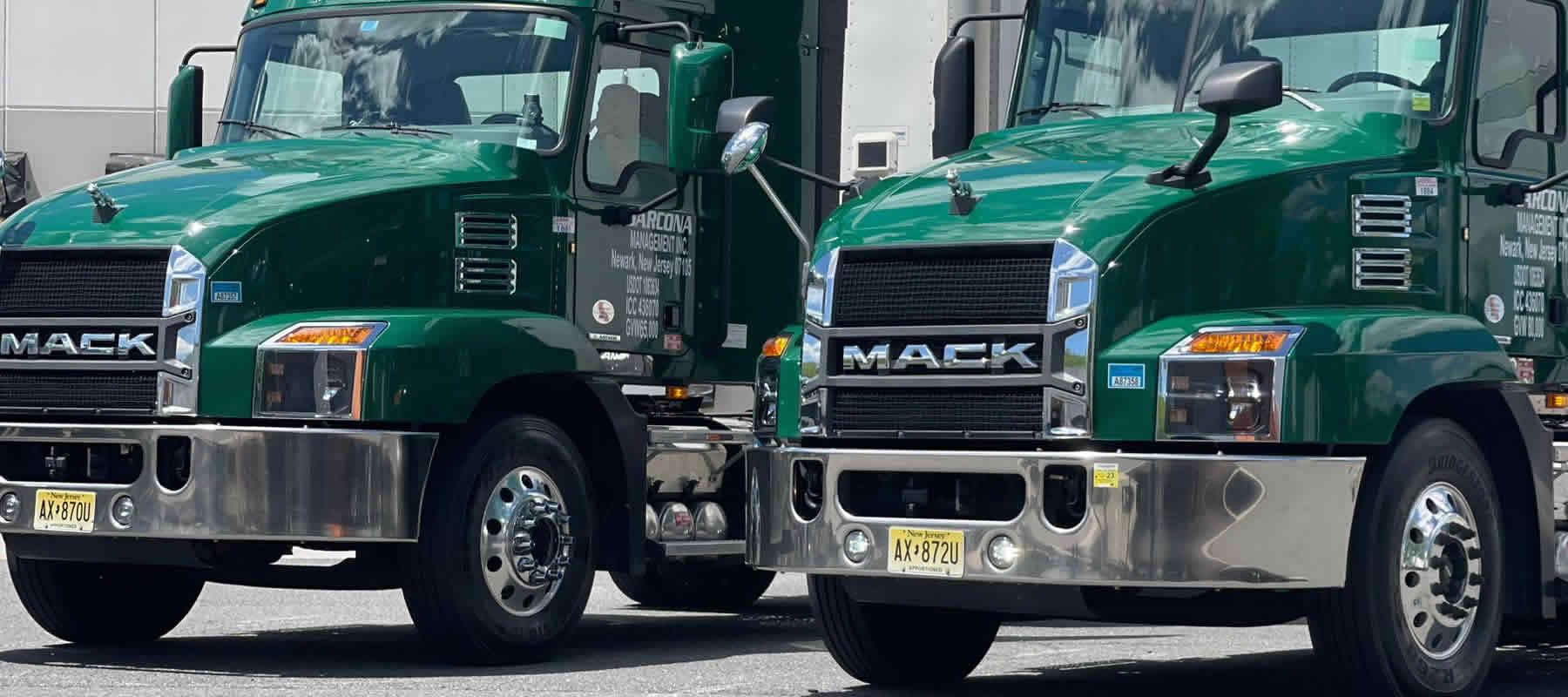 Trucking and transportation services by Sarcona Management, Inc.